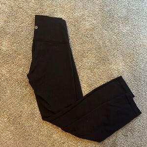 Lululemon wunder under leggings 7/8